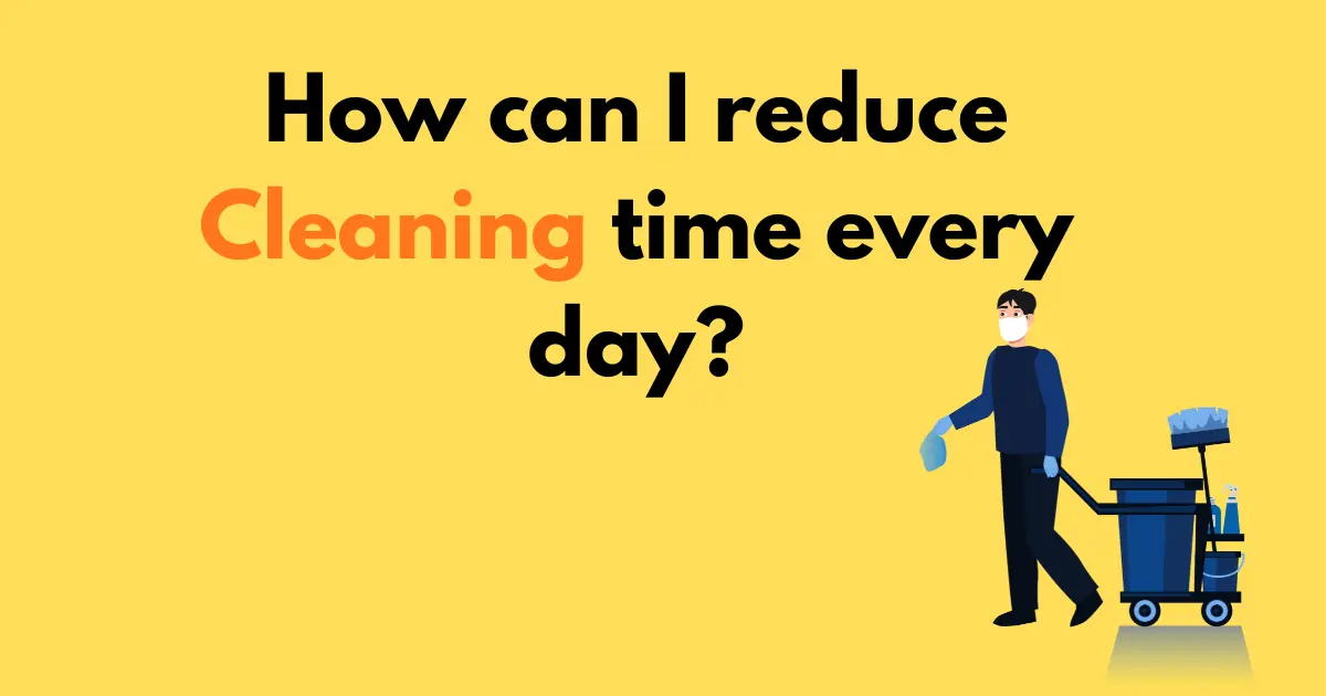 Professional using efficient tools and a system to reduce daily cleaning time in a modern home