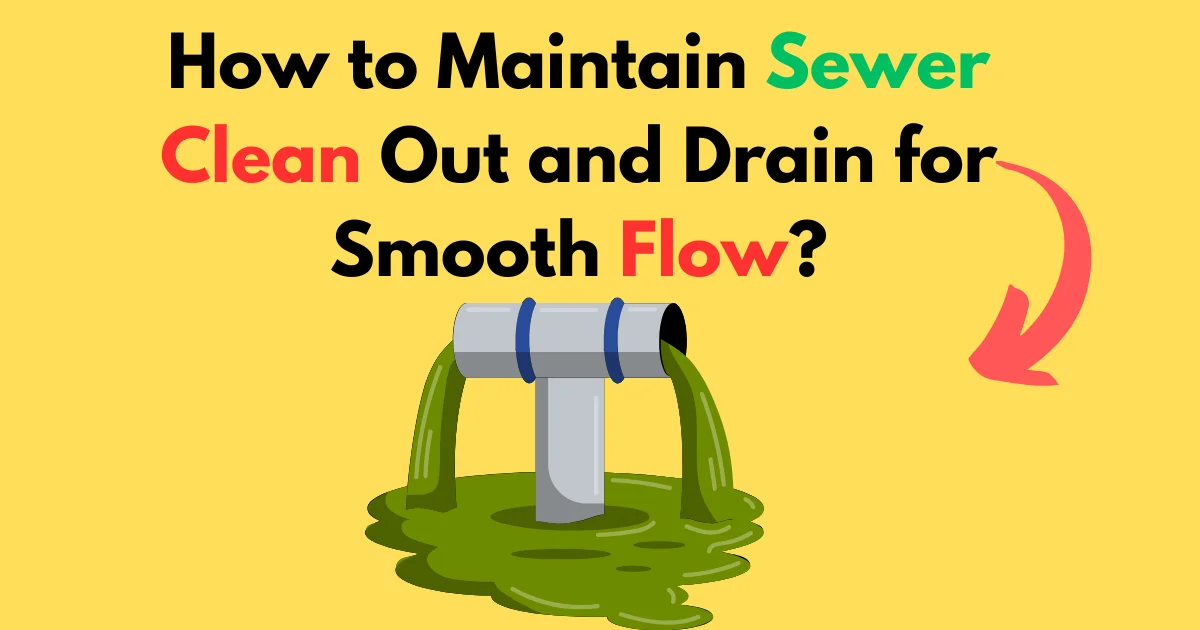 How to Maintain Sewer Clean Out and Drain for Smooth Flow?