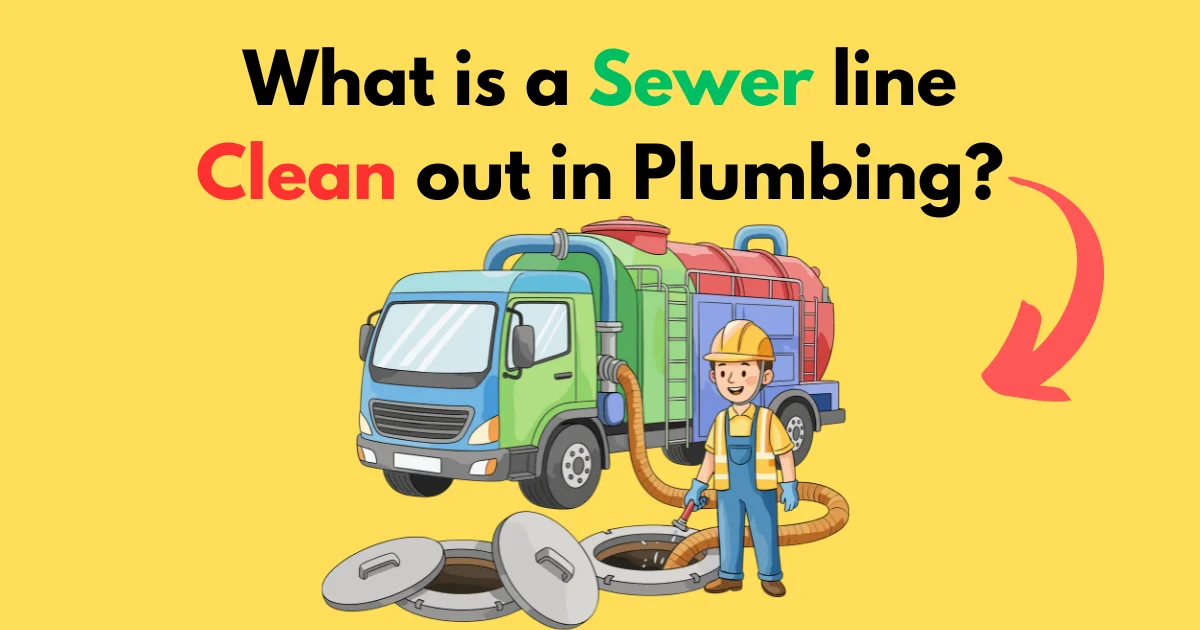What is a sewer line clean out in plumbing?