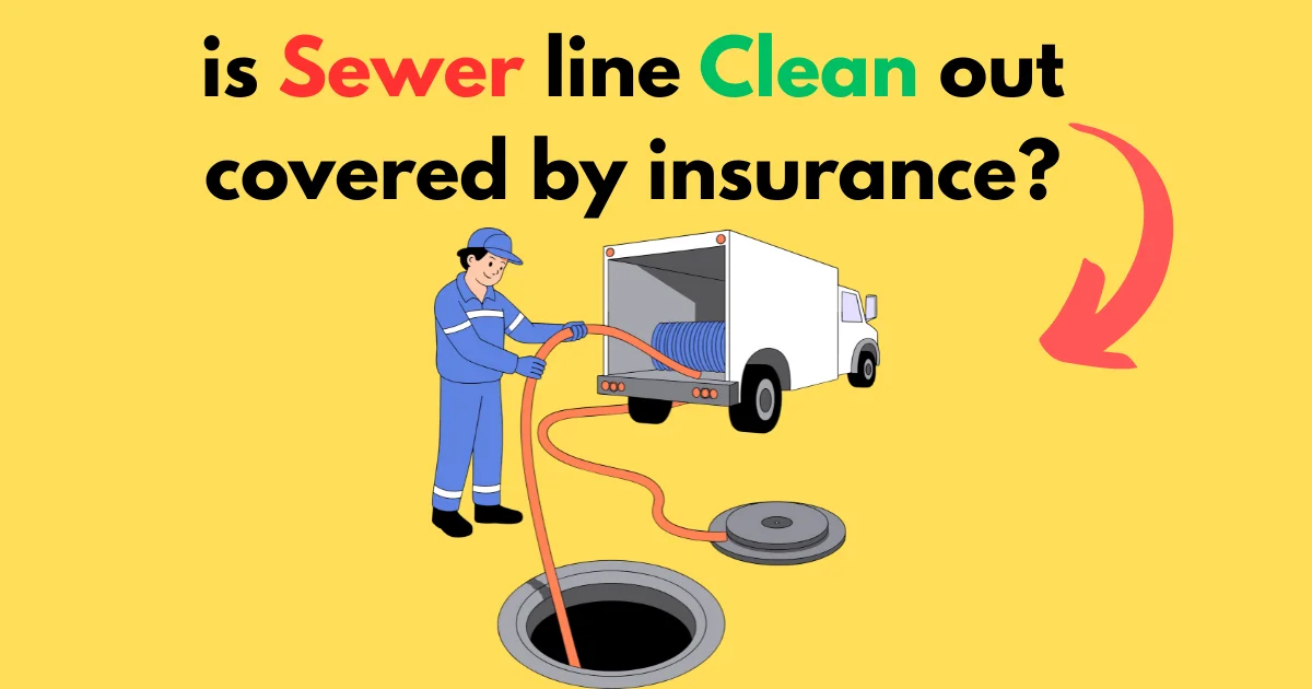 is sewer line clean out covered by insurance?