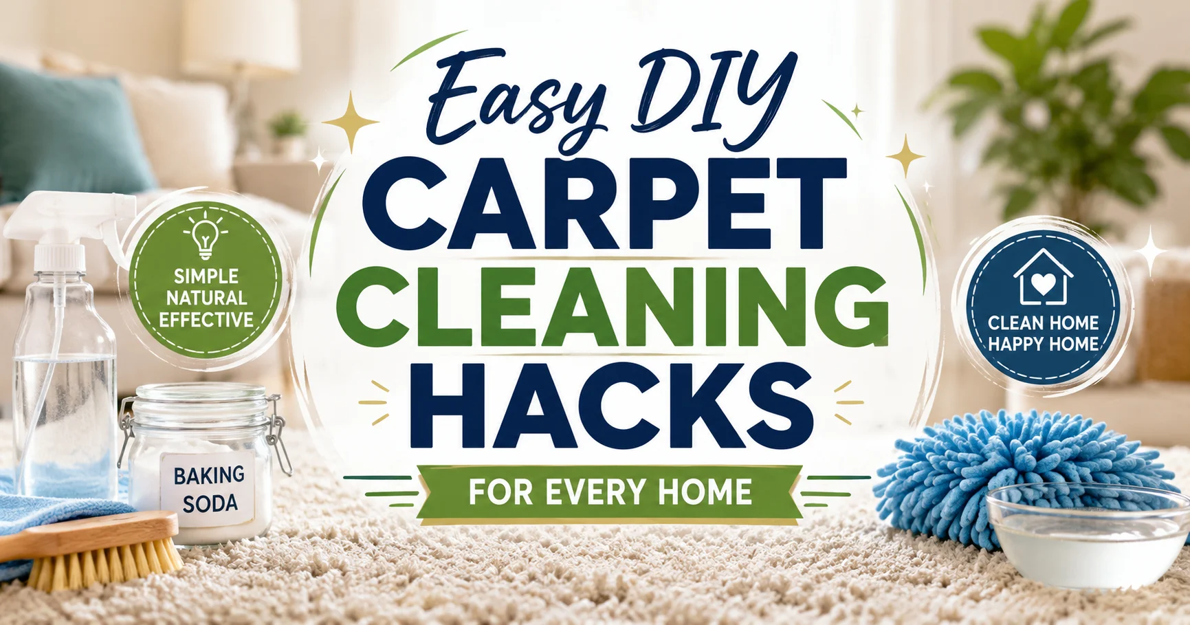Easy DIY Carpet Cleaning Hacks for Every Home