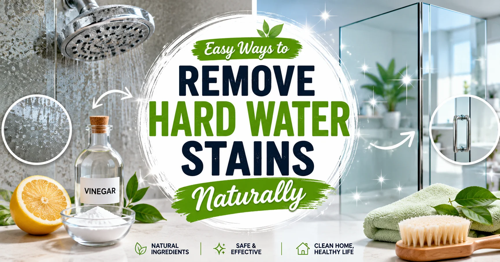 Easy Ways to Remove Hard Water Stains Naturally