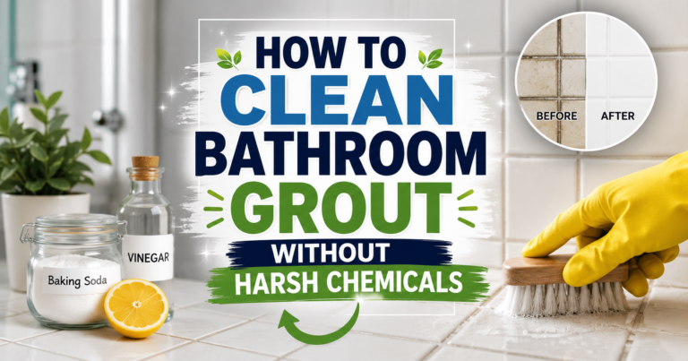How to Clean Bathroom Grout Without Harsh Chemicals