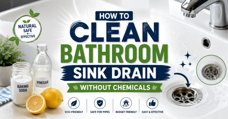 How to Clean Bathroom Sink Drain Without Chemicals