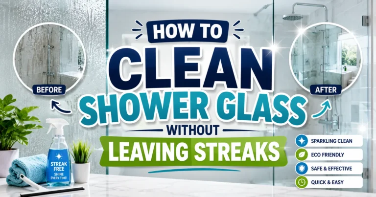 How to Clean Shower Glass Without Leaving Streaks
