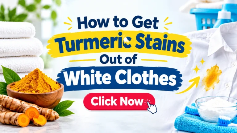 How to Get Turmeric Stains Out of White Clothes