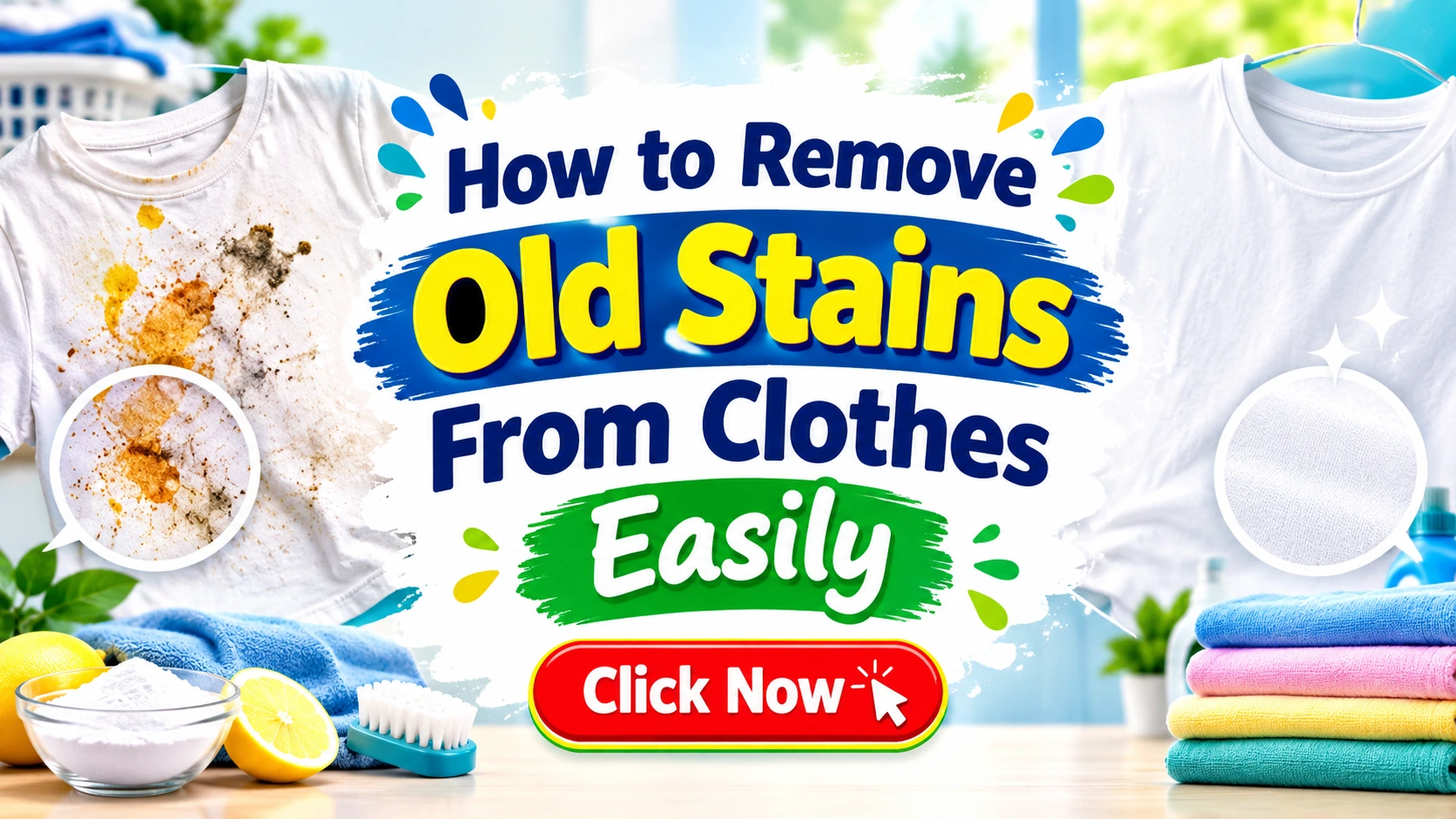 How to Remove Old Stains From Clothes Easily